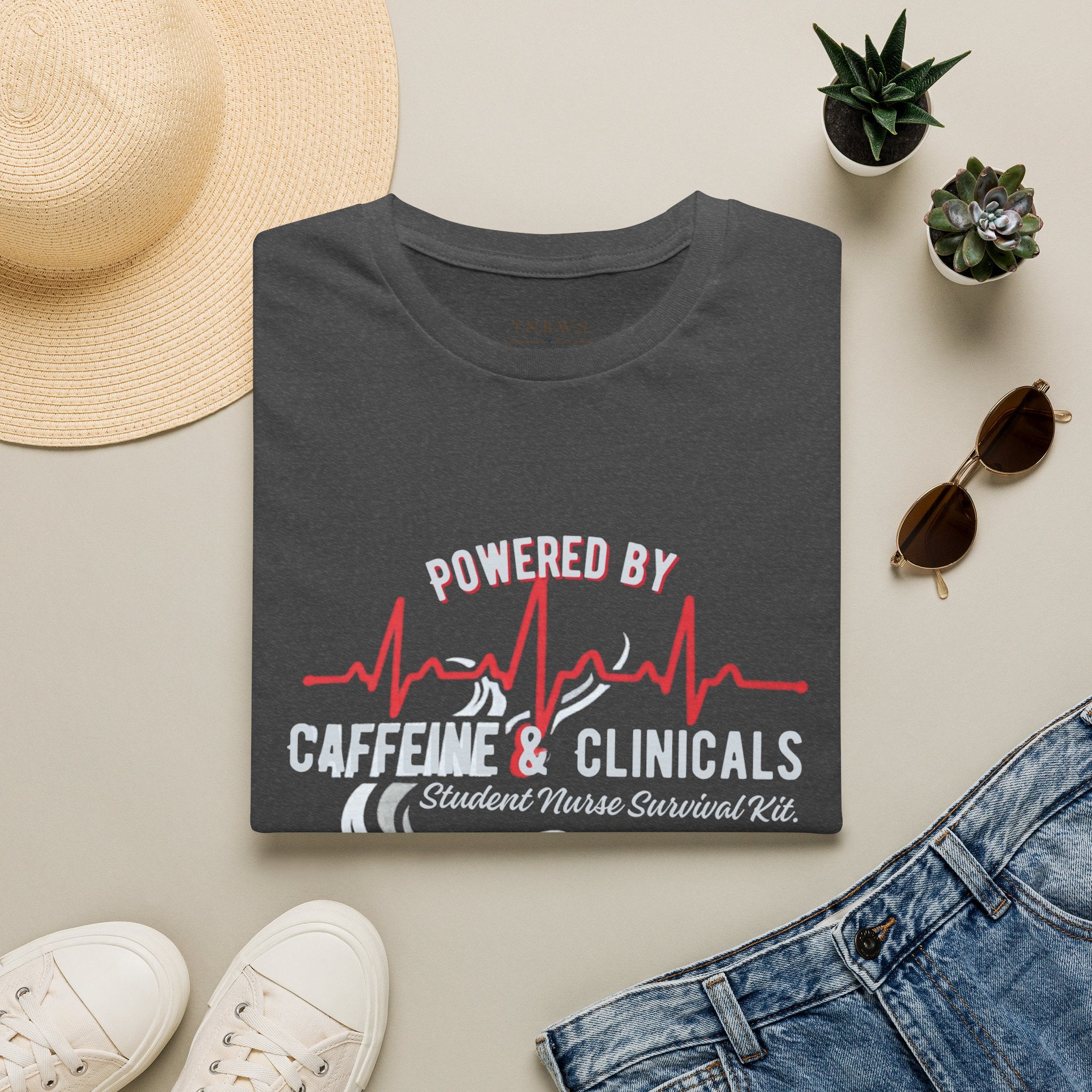Powered by Clinicals n Caffeine Tee
