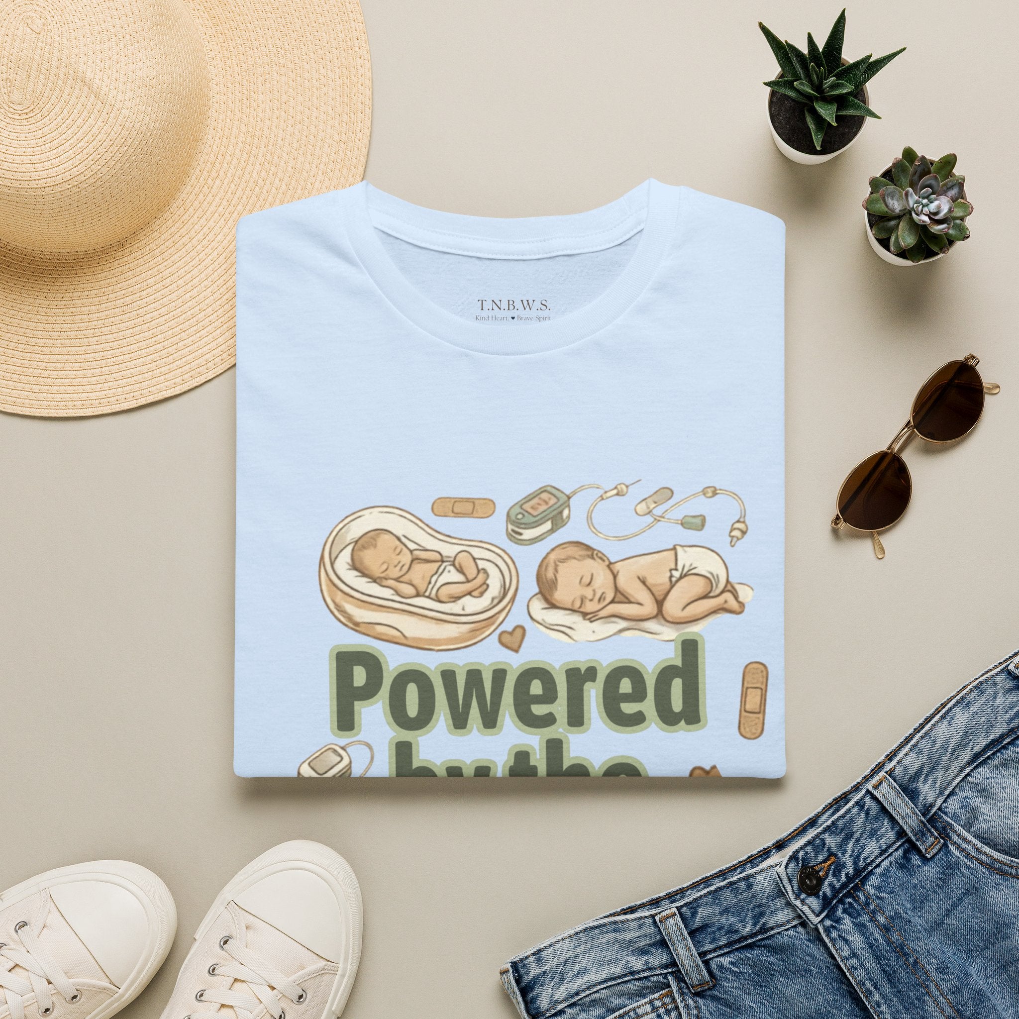 Powered by the NICU T-Shirt — Premmie & NICU Parent Support Tee