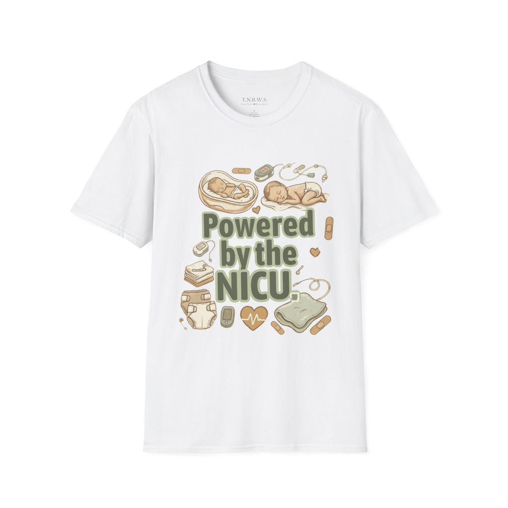 Powered by the NICU T-Shirt — Premmie & NICU Parent Support Tee