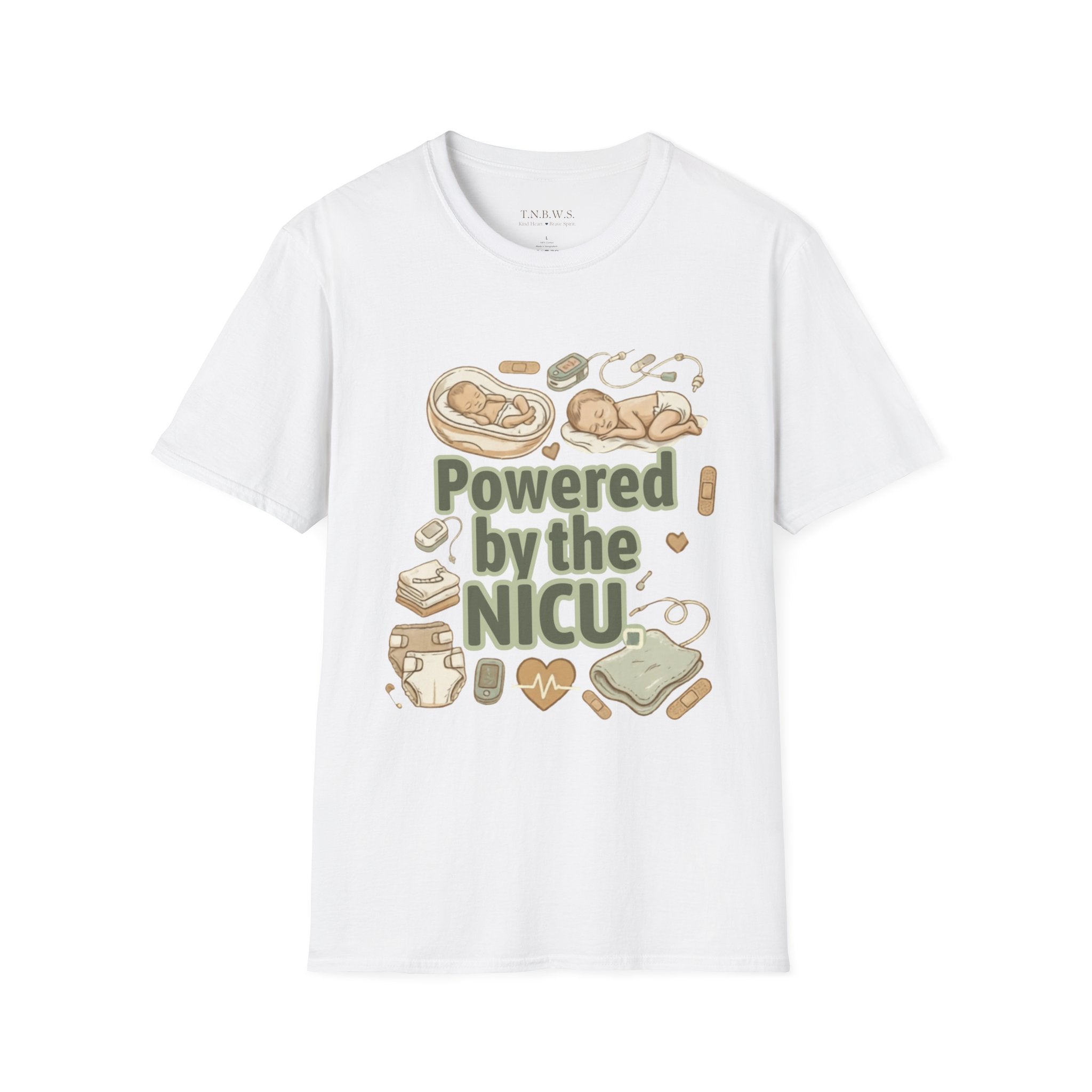 Powered by the NICU T-Shirt — Premmie & NICU Parent Support Tee