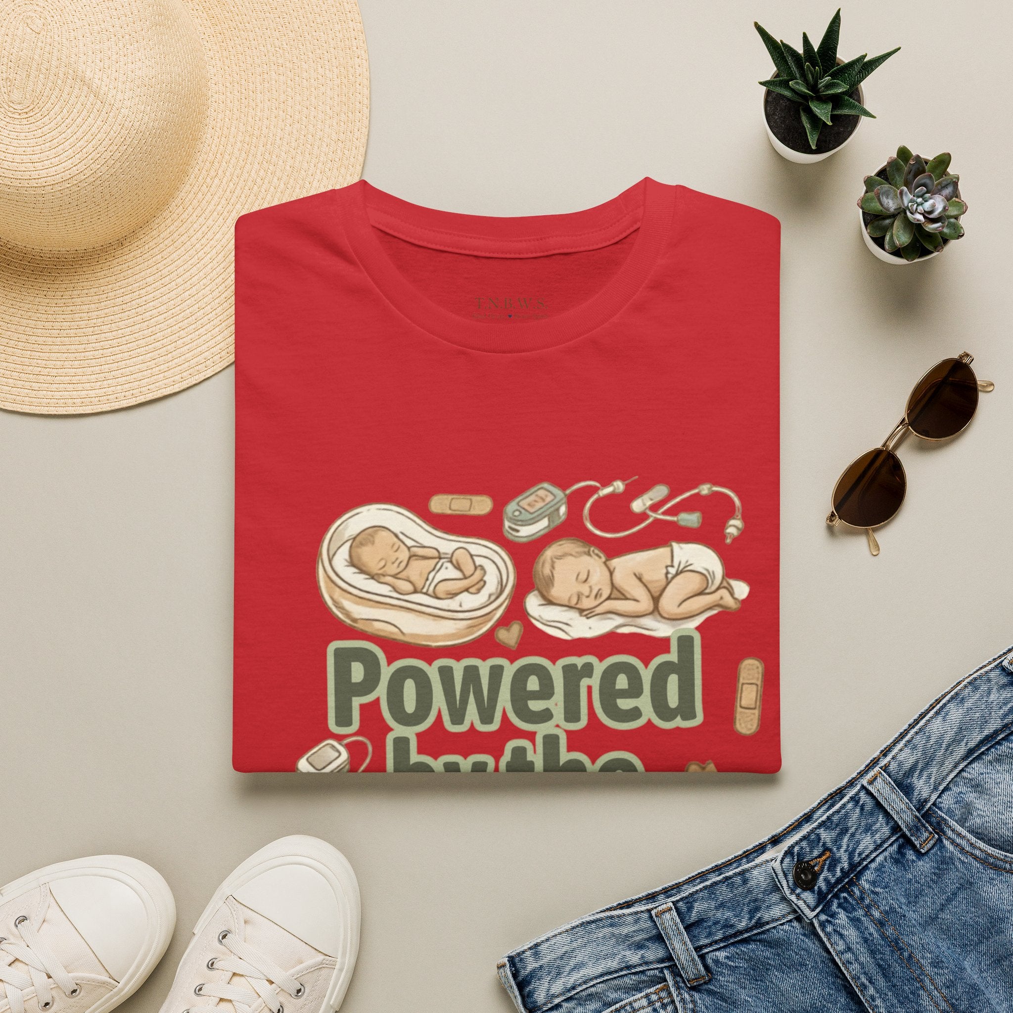 Powered by the NICU T-Shirt — Premmie & NICU Parent Support Tee