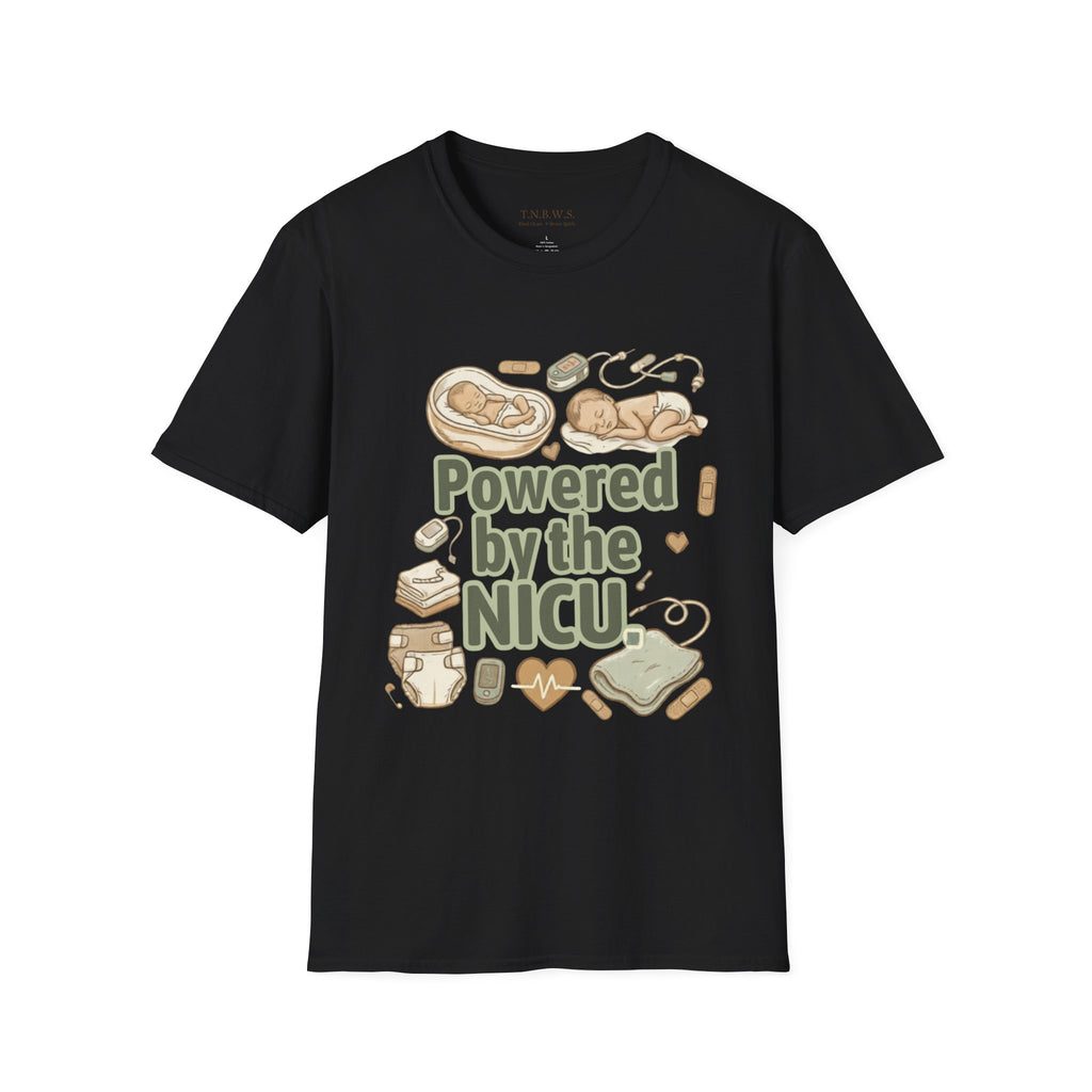 Powered by the NICU T-Shirt — Premmie & NICU Parent Support Tee