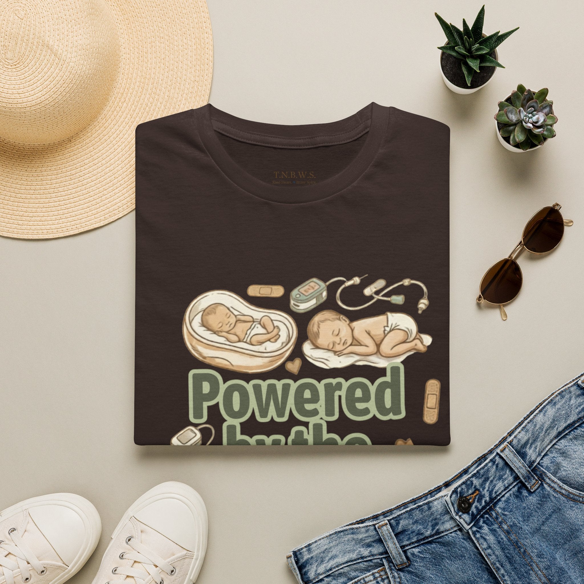 Powered by the NICU T-Shirt — Premmie & NICU Parent Support Tee