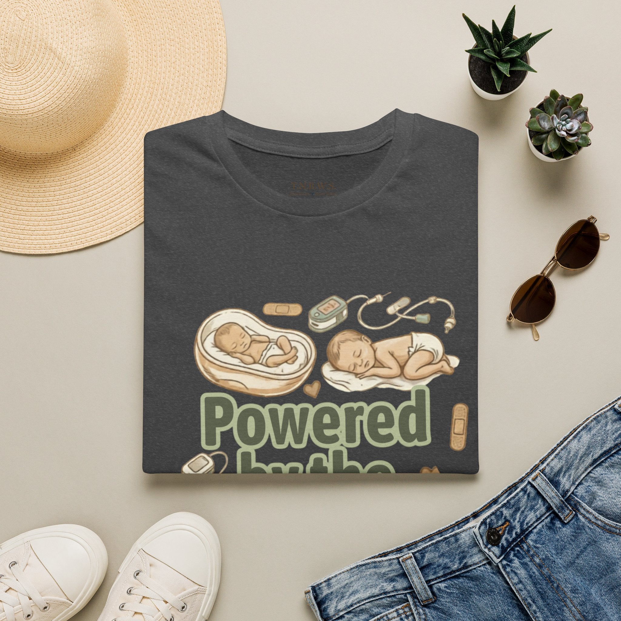 Powered by the NICU T-Shirt — Premmie & NICU Parent Support Tee