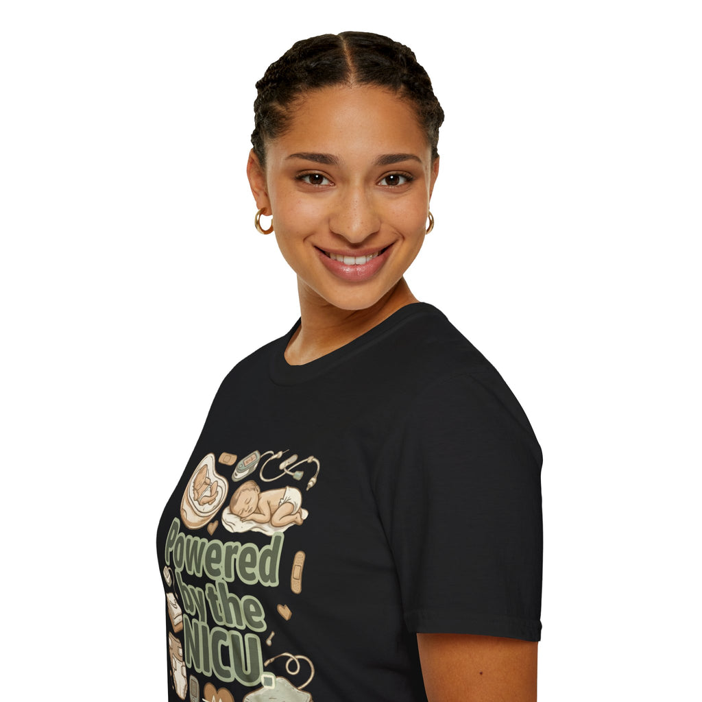 Powered by the NICU T-Shirt — Premmie & NICU Parent Support Tee