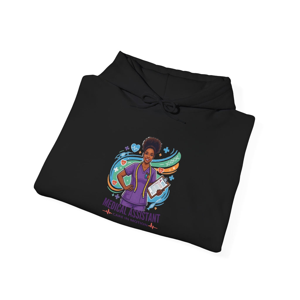 Medical Assistant Hoodie — Proud Healthcare Professional Graphic Sweatshirt