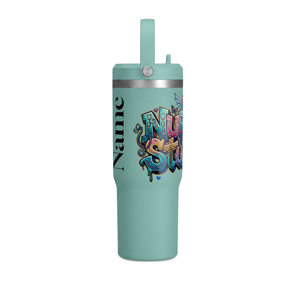 Nomad 32oz Tumbler — Colorful Graffiti "Nurse Strong" Insulated Travel Mug