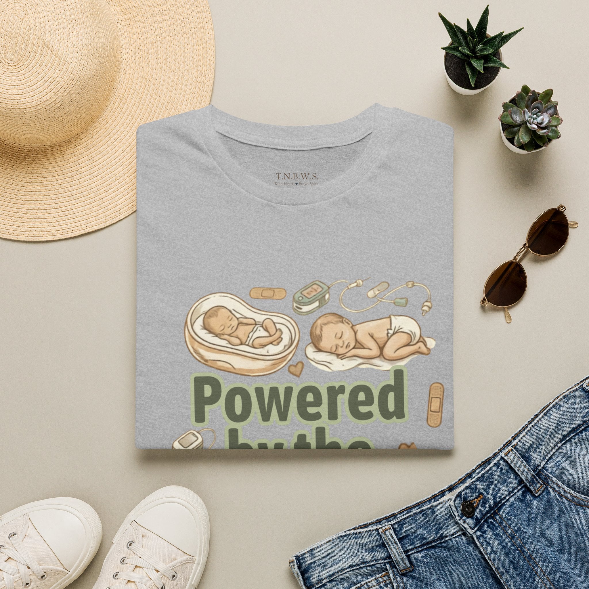 Powered by the NICU T-Shirt — Premmie & NICU Parent Support Tee