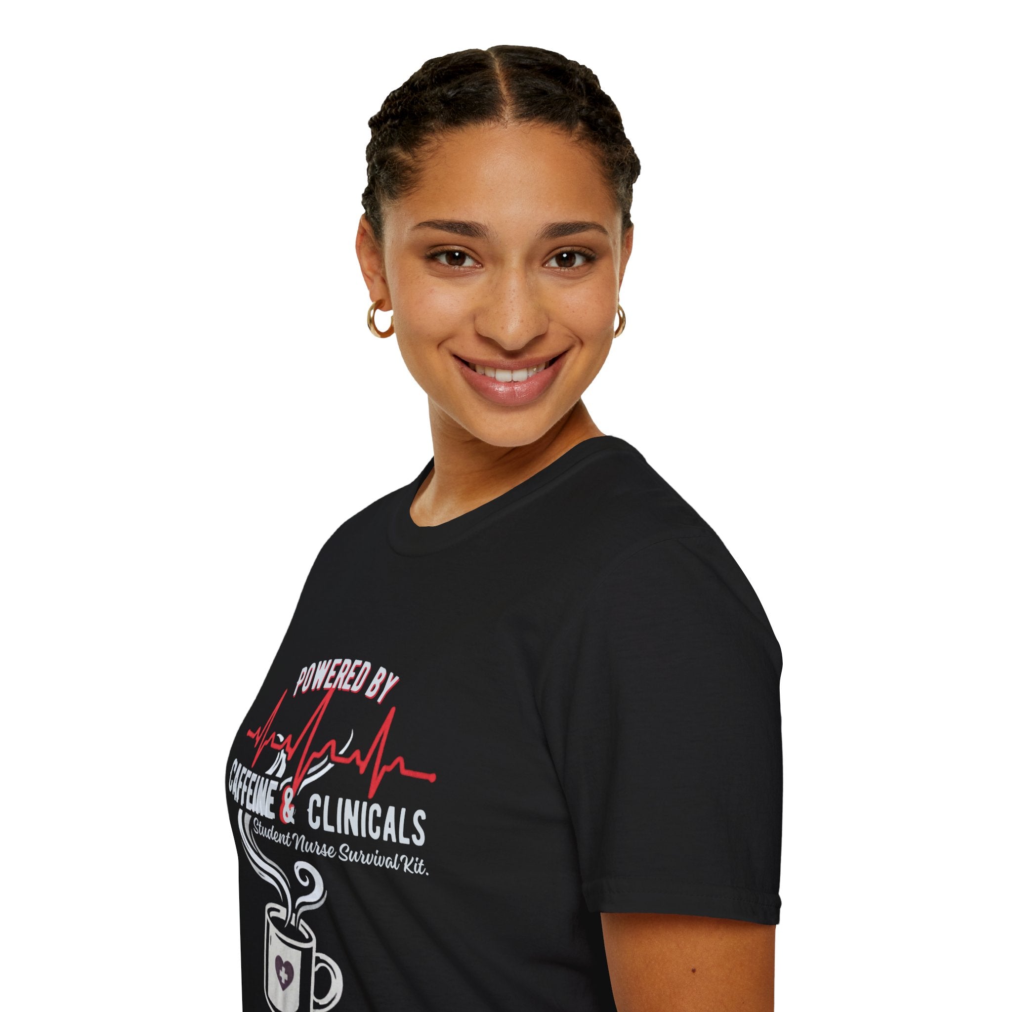 Powered by Clinicals n Caffeine Tee