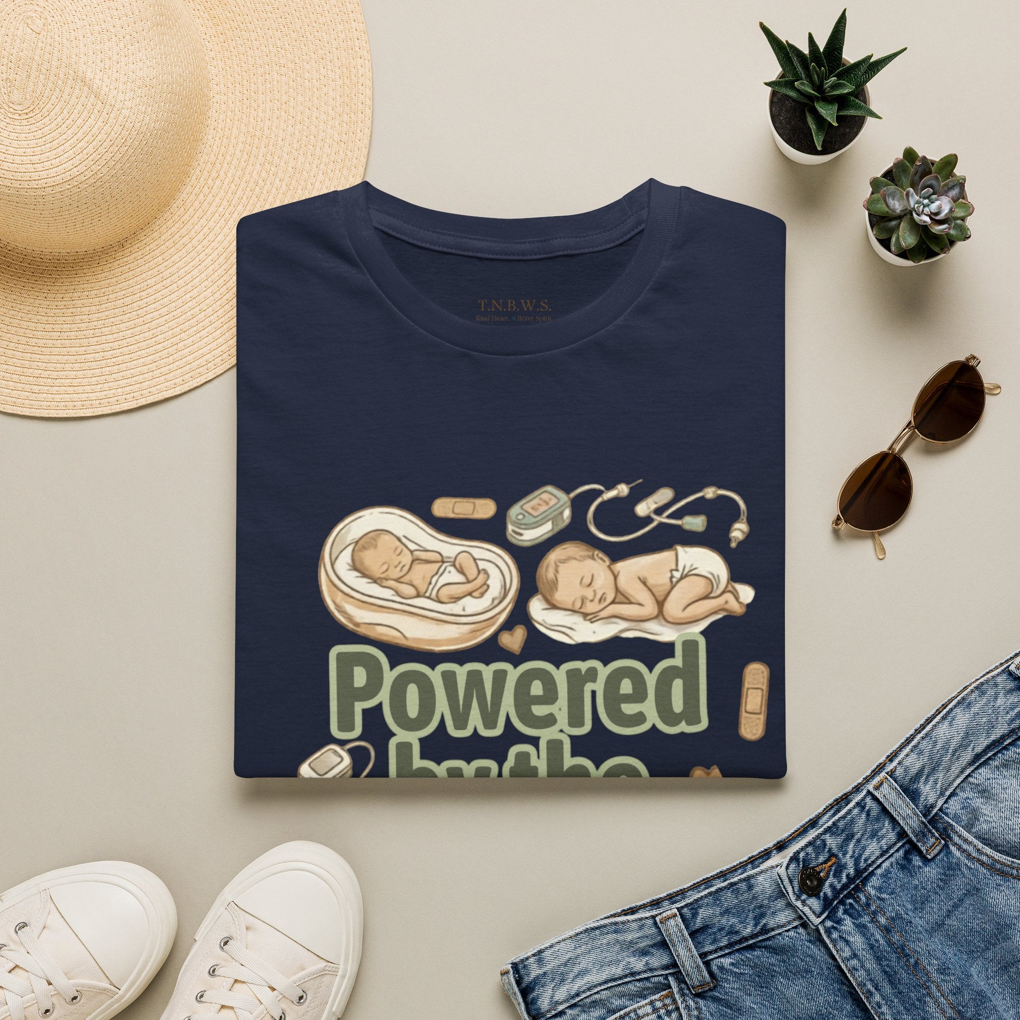 Powered by the NICU T-Shirt — Premmie & NICU Parent Support Tee