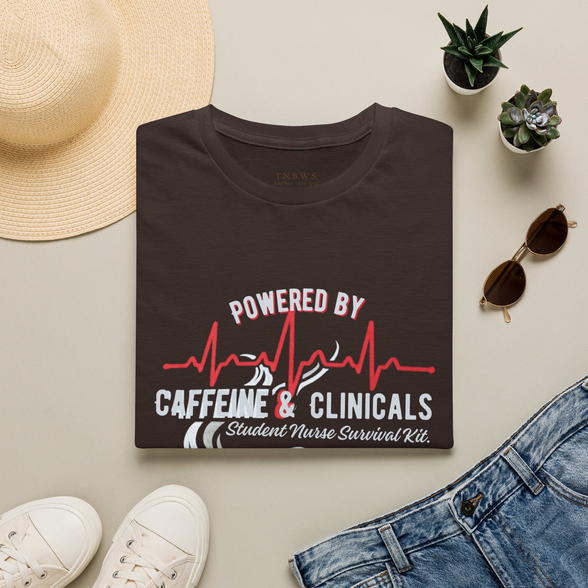 Powered by Clinicals n Caffeine Tee