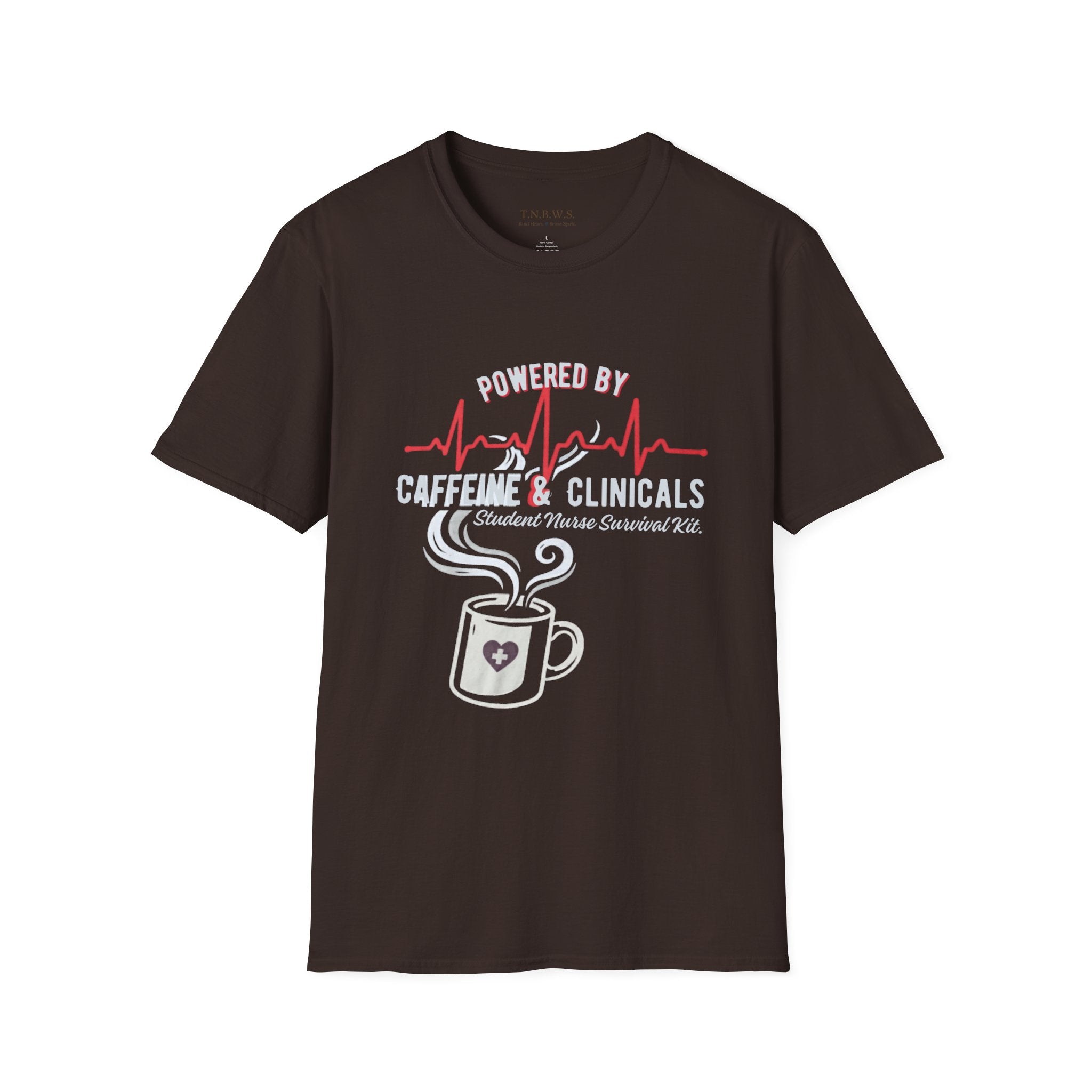 Powered by Clinicals n Caffeine Tee