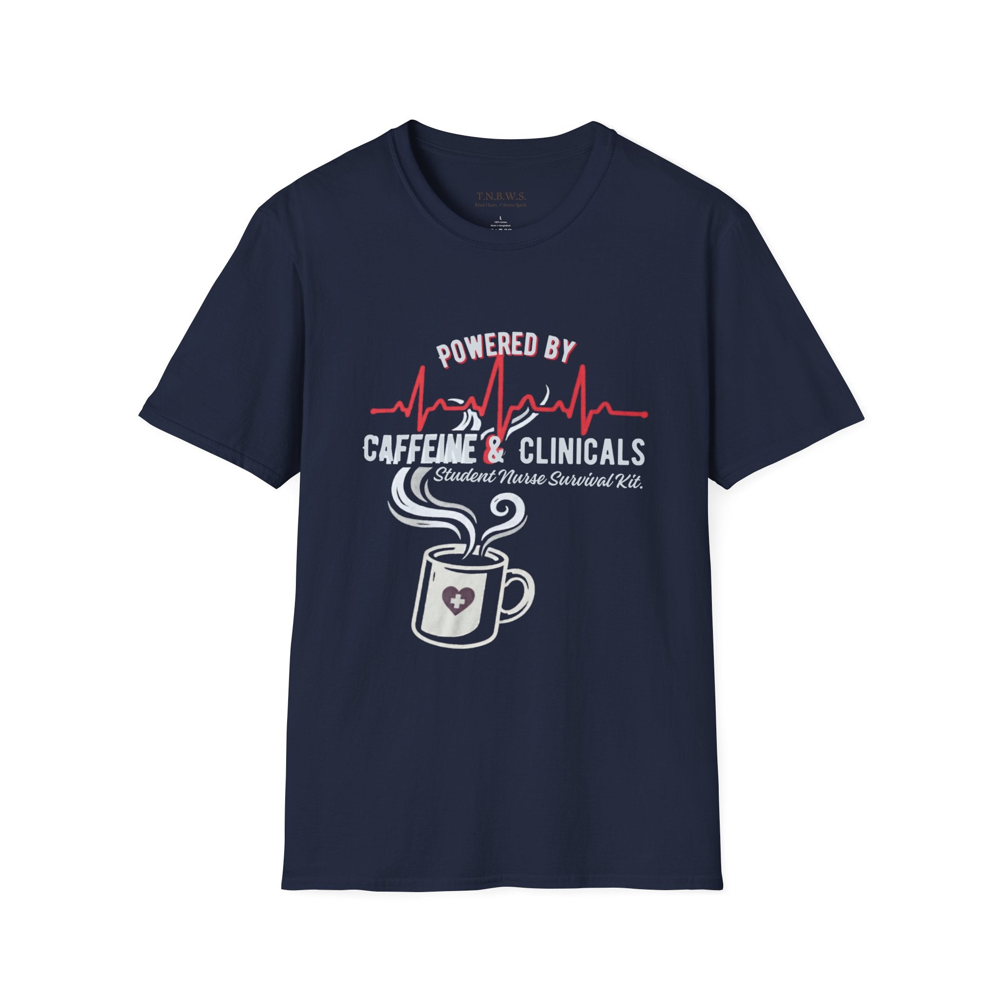 Powered by Clinicals n Caffeine Tee