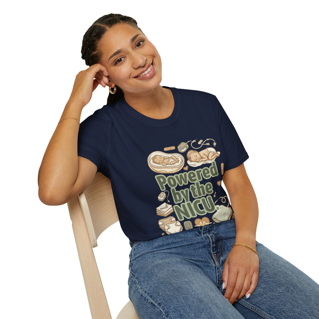 Powered by the NICU T-Shirt — Premmie & NICU Parent Support Tee