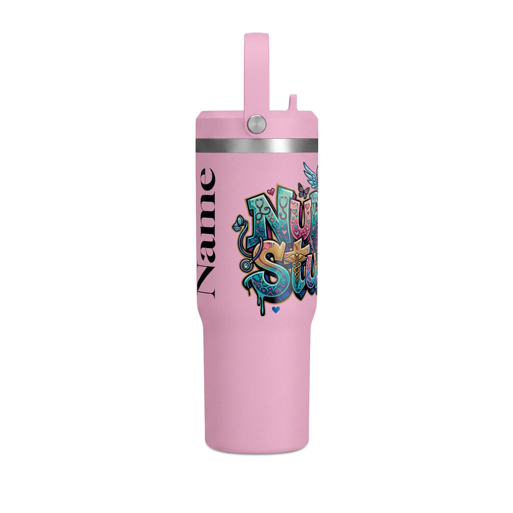 Nomad 32oz Tumbler — Colorful Graffiti "Nurse Strong" Insulated Travel Mug