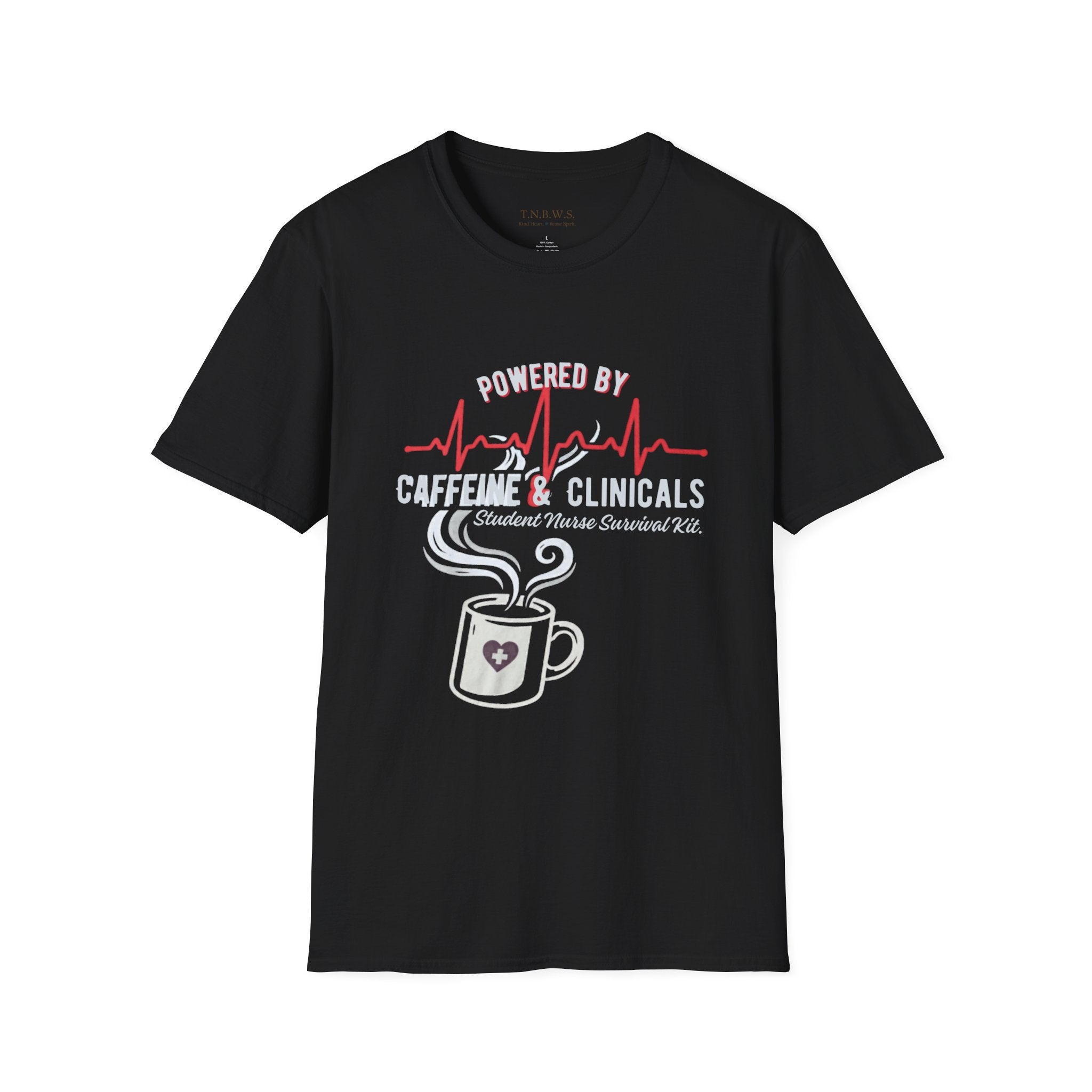 Powered by Clinicals n Caffeine Tee