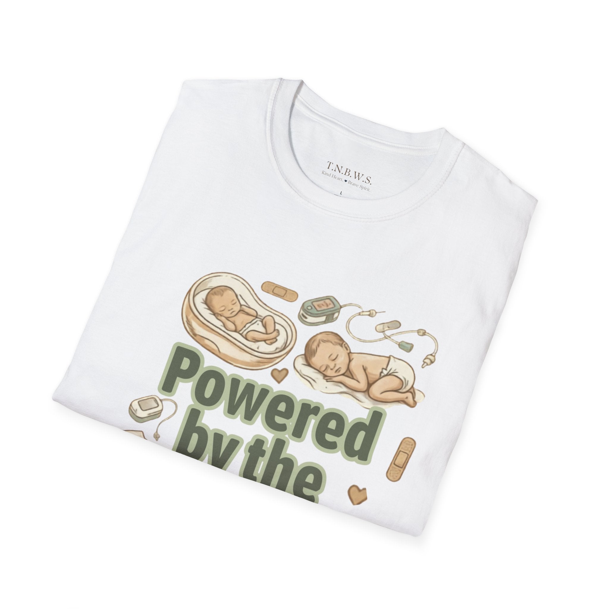 Powered by the NICU T-Shirt — Premmie & NICU Parent Support Tee