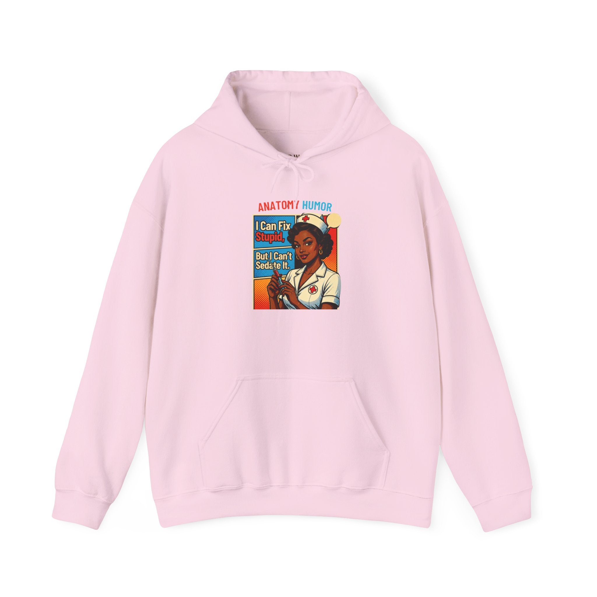 Nurse Humor Hoodie — "I Can Fix Crazy" Retro Medical Crewneck