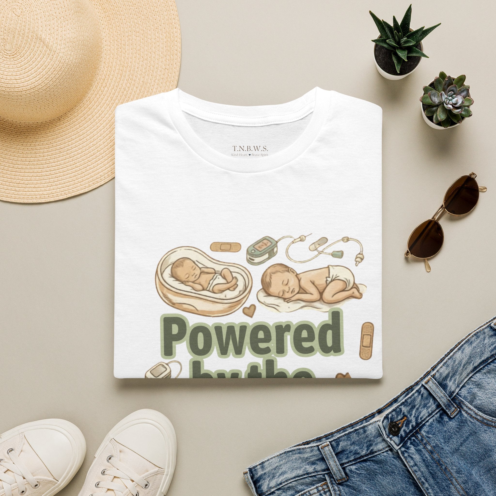 Powered by the NICU T-Shirt — Premmie & NICU Parent Support Tee