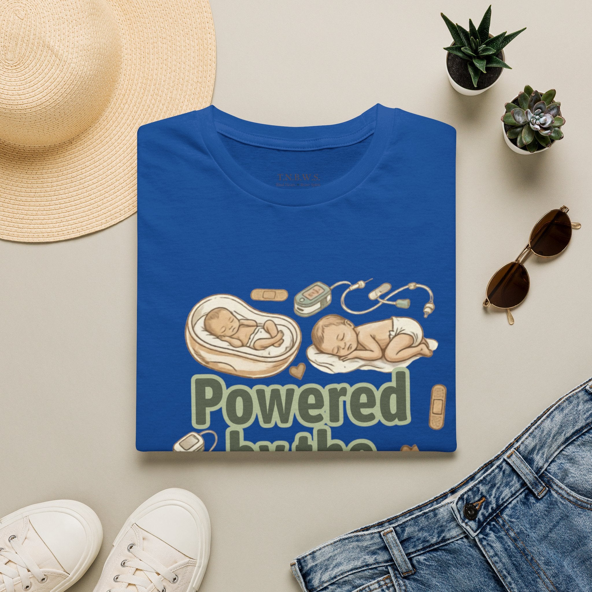 Powered by the NICU T-Shirt — Premmie & NICU Parent Support Tee