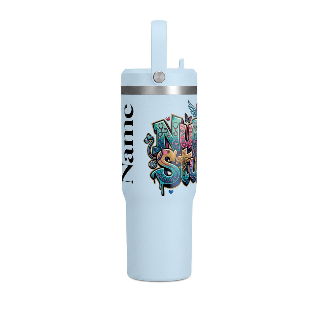 Nomad 32oz Tumbler — Colorful Graffiti "Nurse Strong" Insulated Travel Mug
