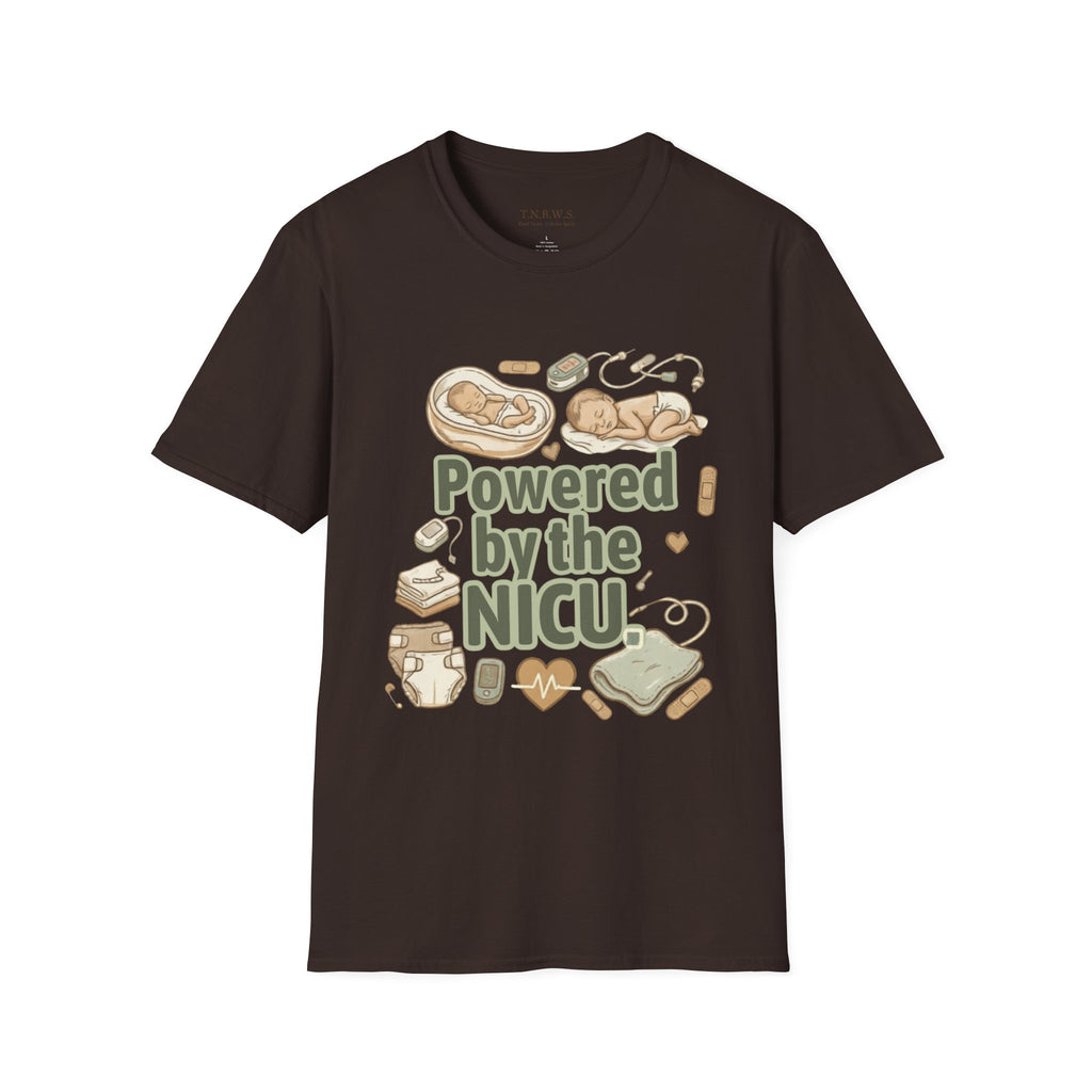 Powered by the NICU T-Shirt — Premmie & NICU Parent Support Tee