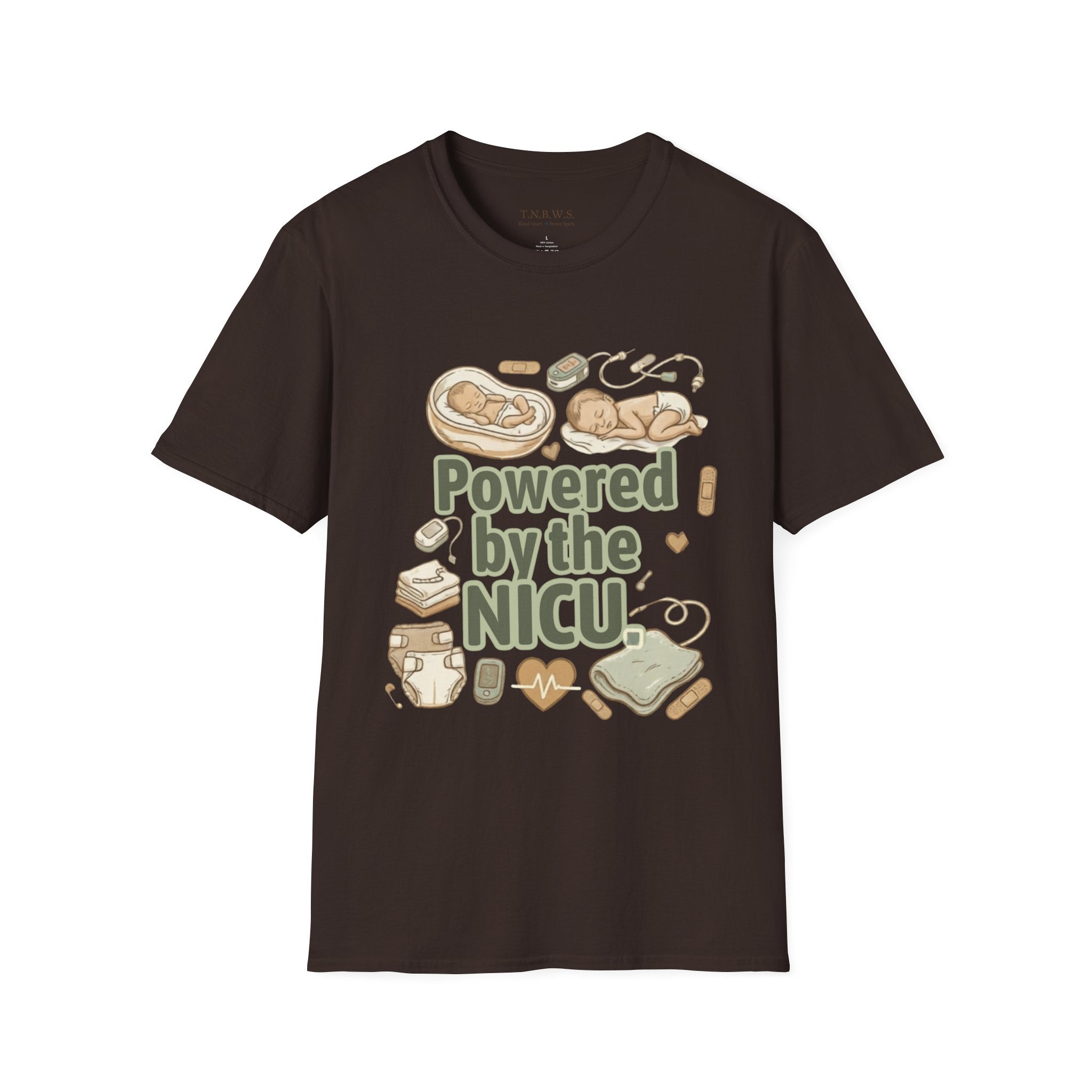 Powered by the NICU T-Shirt — Premmie & NICU Parent Support Tee
