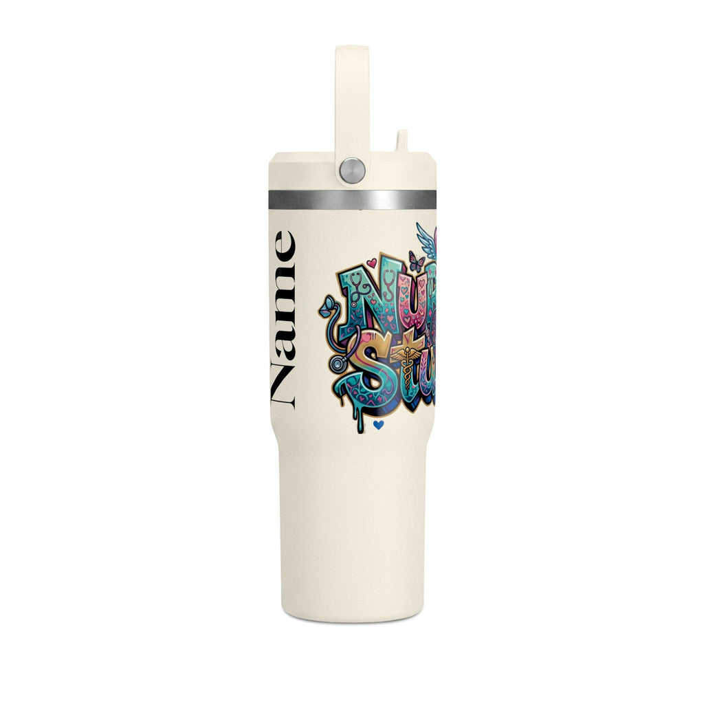 Nomad 32oz Tumbler — Colorful Graffiti "Nurse Strong" Insulated Travel Mug
